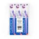 Heritage Medical KIDS ONE COLOR Fiołeczek – zestaw 3 fioletowych szczoteczek Curaprox CS 5500 kids w opakowaniu