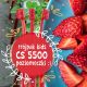 Trójpak Curaprox CS 5500 kids Poziomeczki – czerwone szczoteczki do zębów dla dzieci