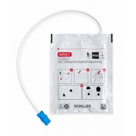 Jednorazowe elektrody defibrylacyjne dla dorosłych SCHILLER FRED PA-1 z niebieskim złączem