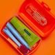 Curaprox Travel Set pomarańczowy z pastą Be you jabłko i aloes do higieny poza domem