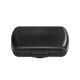 Zamknięte czarne etui Curaprox Travel Set Black is White, elegancki zestaw podróżny do kosmetyczki
