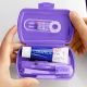 Curaprox Travel Set - Kids fioletowy z pastą kids 10 ml do mycia zębów poza domem