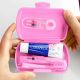 Curaprox Travel Set - Kids różowy z pastą kids 10 ml do plecaka, walizki i szkoły