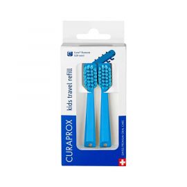 Curaprox Travel Refill - Kids niebieski, 2 końcówki CS 5500 do szczoteczki dziecka