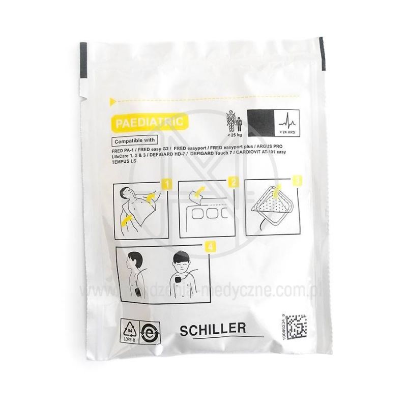 Elektrody pediatryczne do defibrylatora AED SCHILLER FRED PA-1