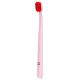 Curaprox CS 3960 super soft bladoróżowa szczoteczka do zębów z miękkim czerwonym włosiem