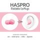 Formowalne stopery Haspro Moldable - kolor różowy