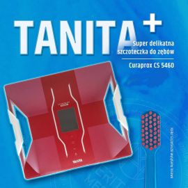 Analizator składu ciała TANITA RD-953 z Bluetooth, kolor czerwony