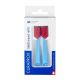 5460 travel refill curaprox / Niebieska szczoteczka, różowe włosie