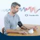 Wyświetlacz OMRON M3 Comfort AFib z ikoną AFib i funkcją 3× pomiaru