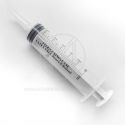 Strzykawka 3-częściowa z końcówką cewnikową, bez igły