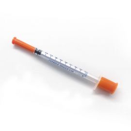 Strzykawka insulinowa U-100, 1 ml, z igłą 29G × 0,5″