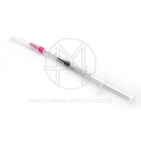 Strzykawka tuberkulinowa 1 ml, z igłą 29G × 0,5″