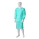 Fartuch medyczny jednorazowy z mankietami / zielony
