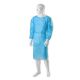 jednorazowy fartuch higieniczny do założenia na wierzchnie ubranie - niebieski