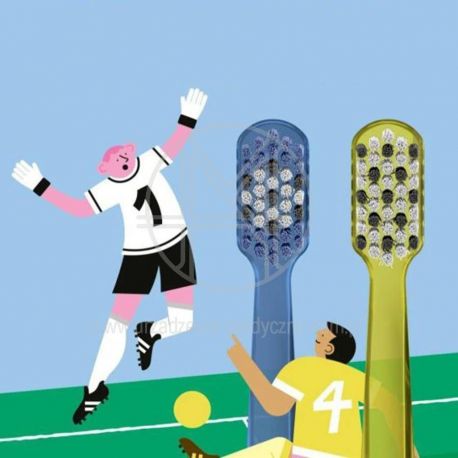 Szczoteczki Curaprox CS 5460 ultra soft – edycja Football 2026