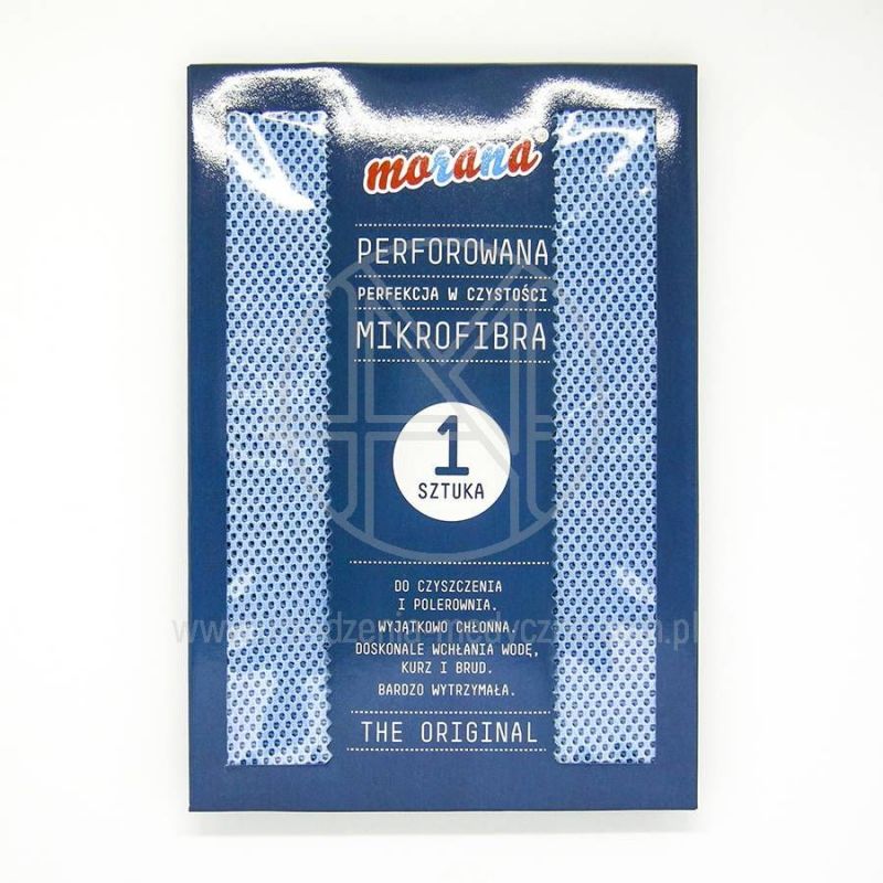 Ściereczka Morana z mikrofibry perforowana - niebieska