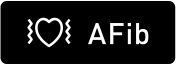 Ikona - ciśnieniomierz OMRON - funkcja AFib