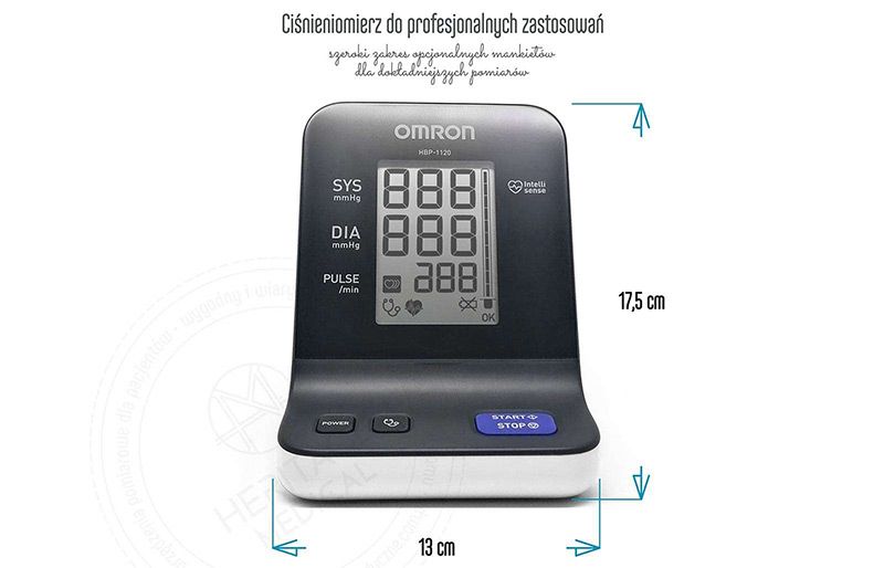 Profesjonalny ciśnieniomierz Omron HBP-1120 dla gabinetów lekarskich i szpitali