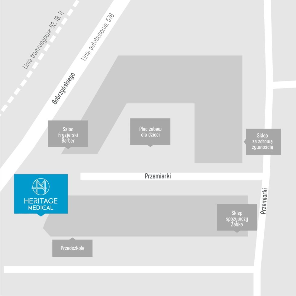 Najbliższa okolica sklepu medycznego Heritage Medical