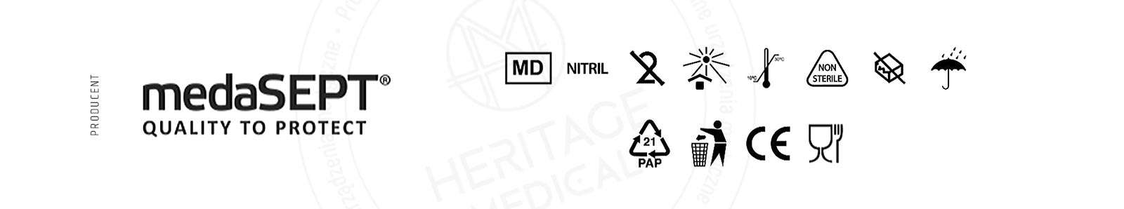 MedaSEPT producent wysokiej jakości diagnostycznych rękawic nitrylowych