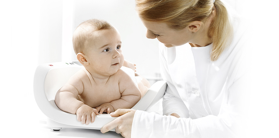 Medyczne wagi do ważenia niemowląt