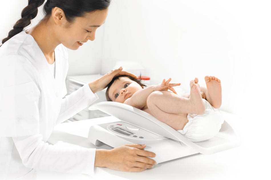 Medyczne wagi do ważenia niemowląt
