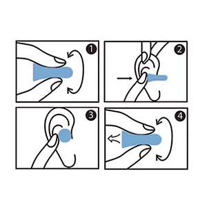 Instrukcja poprawnego zakładania stoperów do ucha