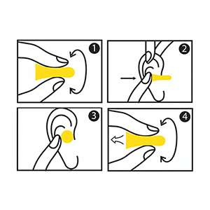 Instrukcja poprawnego zakładania stoperów do ucha